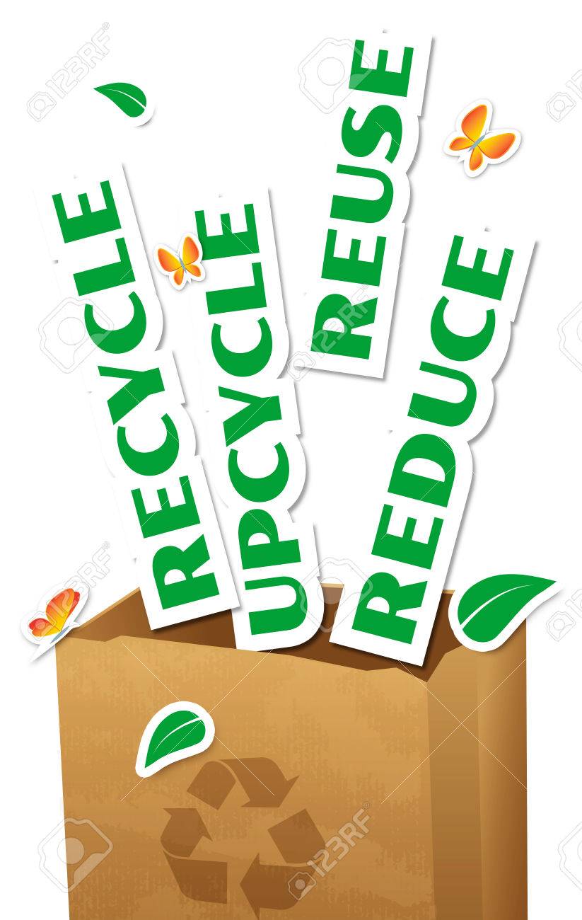 environmental concept paper bag