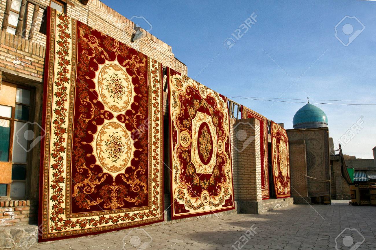 ラグ　大判　絨毯　カーペット　ウズベキスタン　ブハラ ANATOLIAN RUGS / ブハラ(ウズベキスタン)絨毯 BUHARA SEMI ANTIQUE