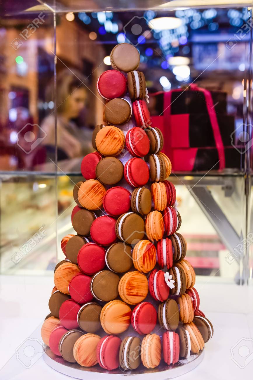 Macaroons Tower Pyramid Assortment Of Colorful Macarons For Stock Photo Picture And Royalty Free Image Image 103900275