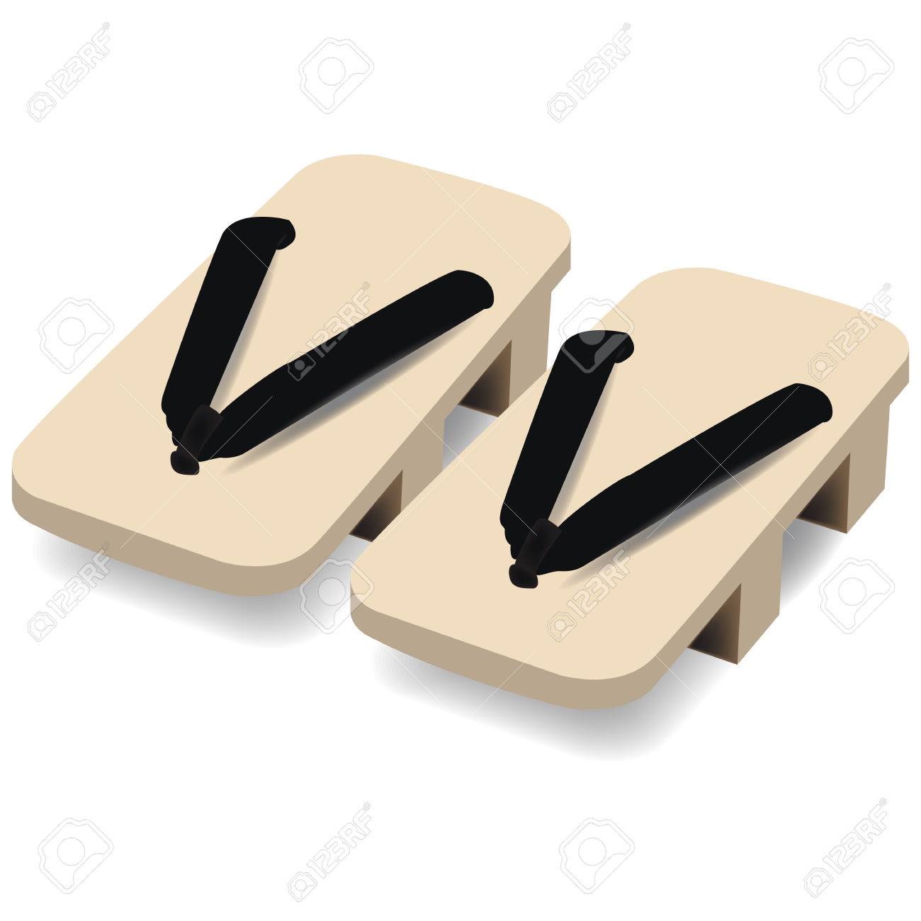 japanese wooden clogs