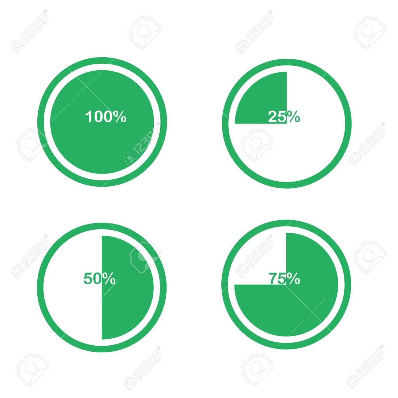 Symbole Kreisdiagramm Kreis Prozent Grafik Grun 25 50 75 100 Festgelegt Illustration Runde Vektor Lizenzfrei Nutzbare Vektorgrafiken Clip Arts Illustrationen Image 63174530