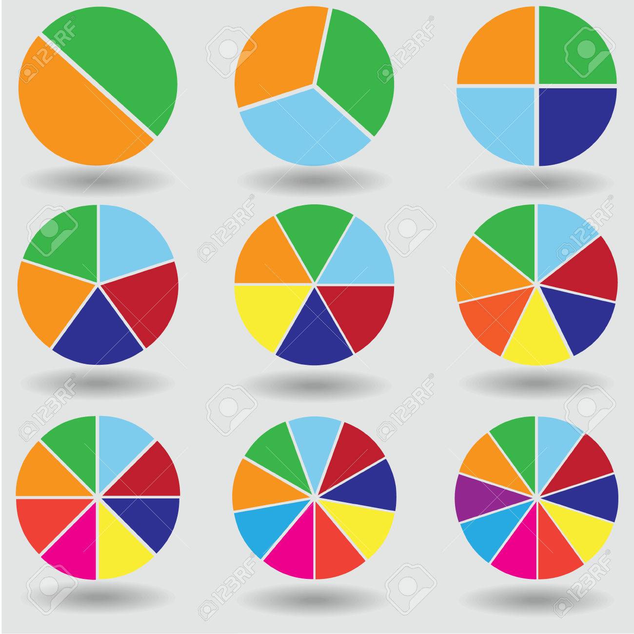 8 Section Pie Chart