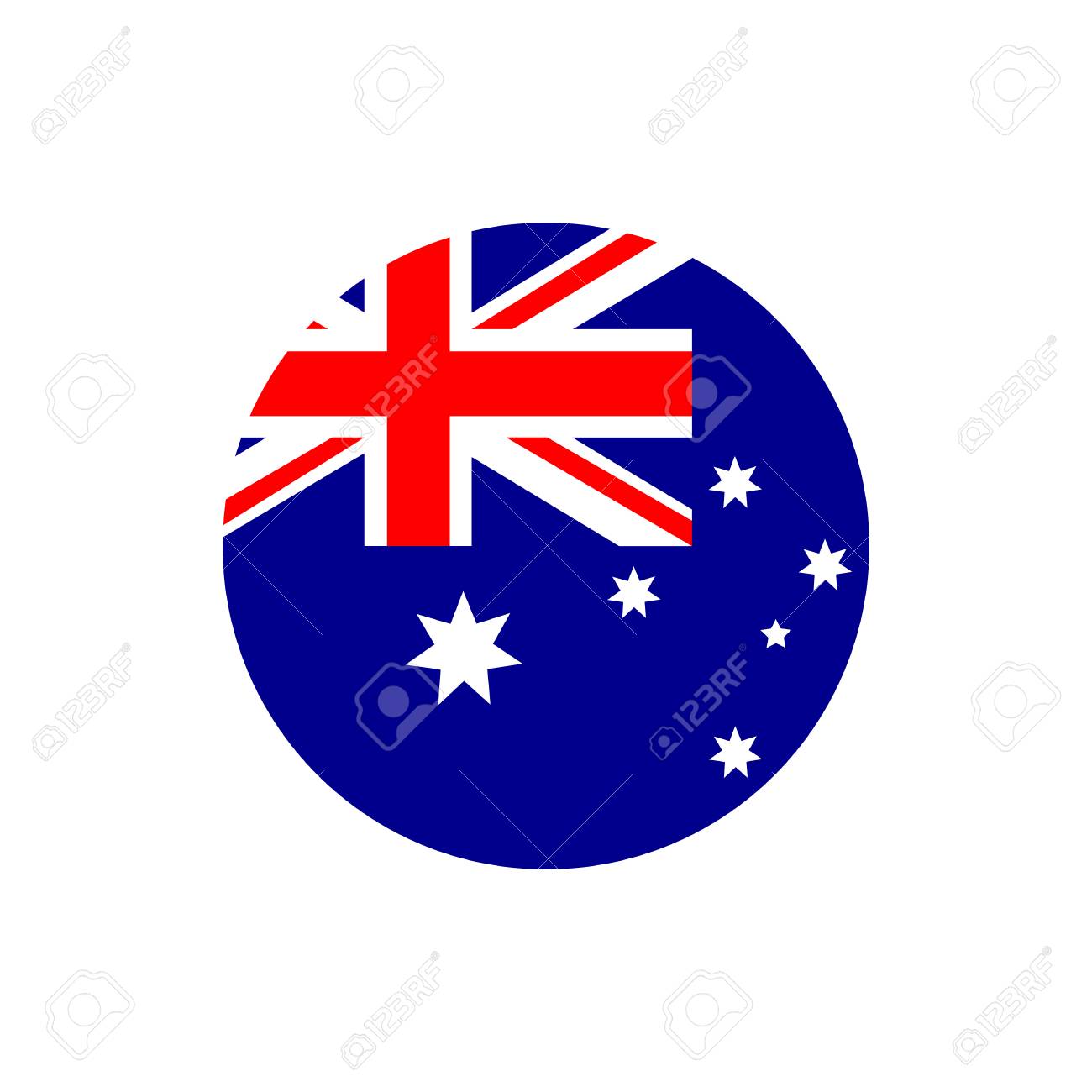 australia flag official colors