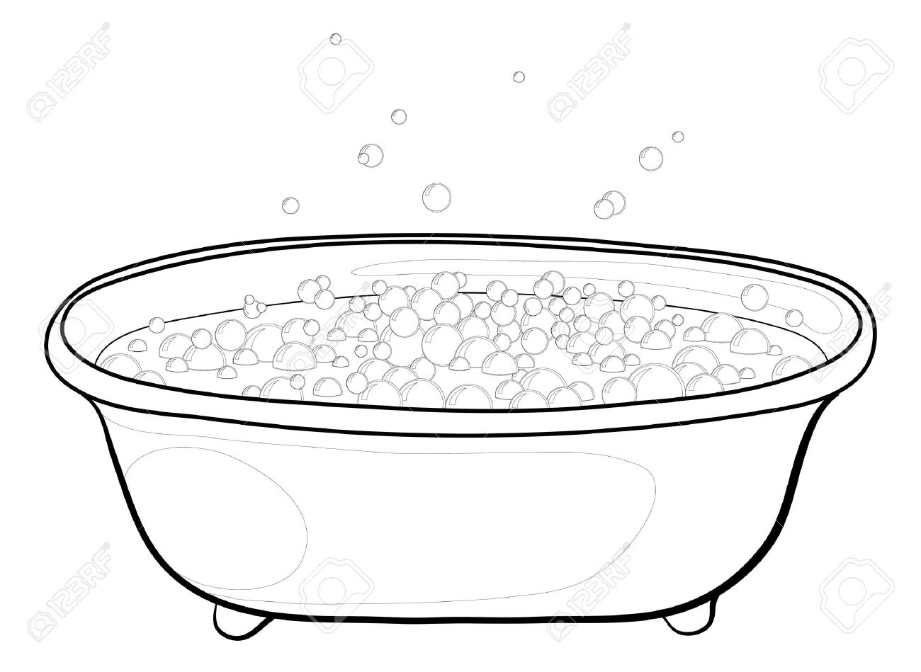 Bathtub Drawing Bathtub Drawing