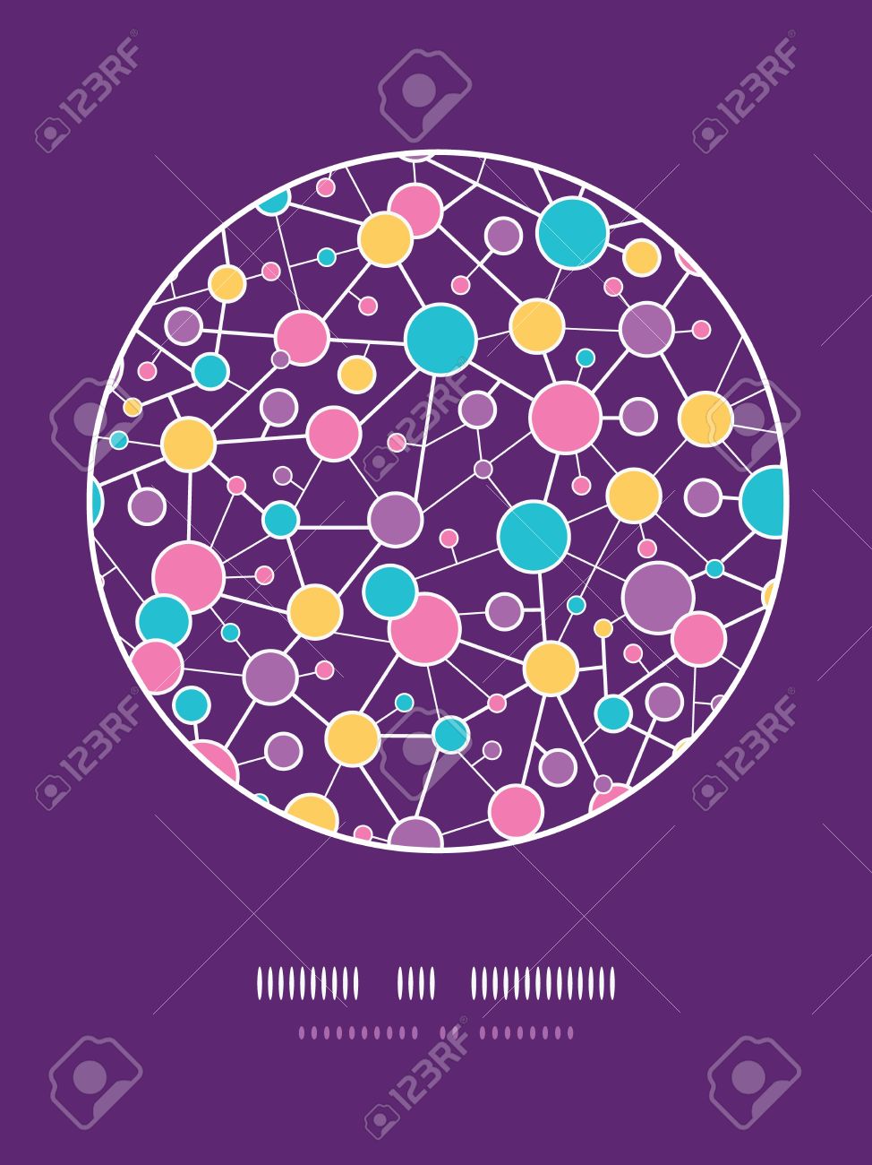 Molecular Structure Circle Seamless Pattern background - 18011785 Molecular Structure Circle Seamless Pattern background - 18011785