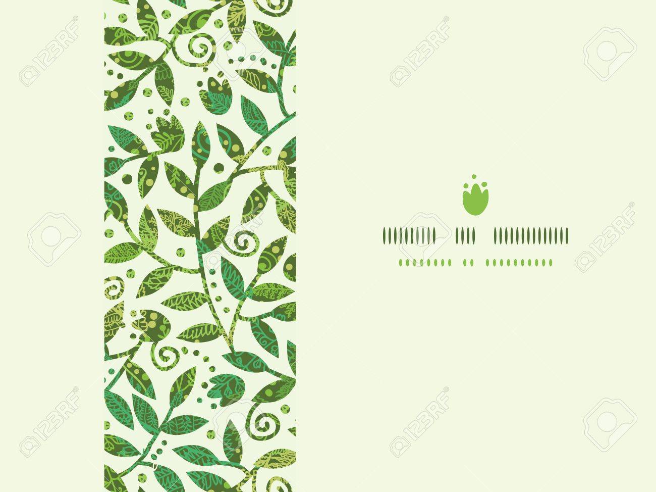 Textured Colorful Branches Horizontal Seamless Pattern Background - 18937835 Textured Colorful Branches Horizontal Seamless Pattern Background - 18937835