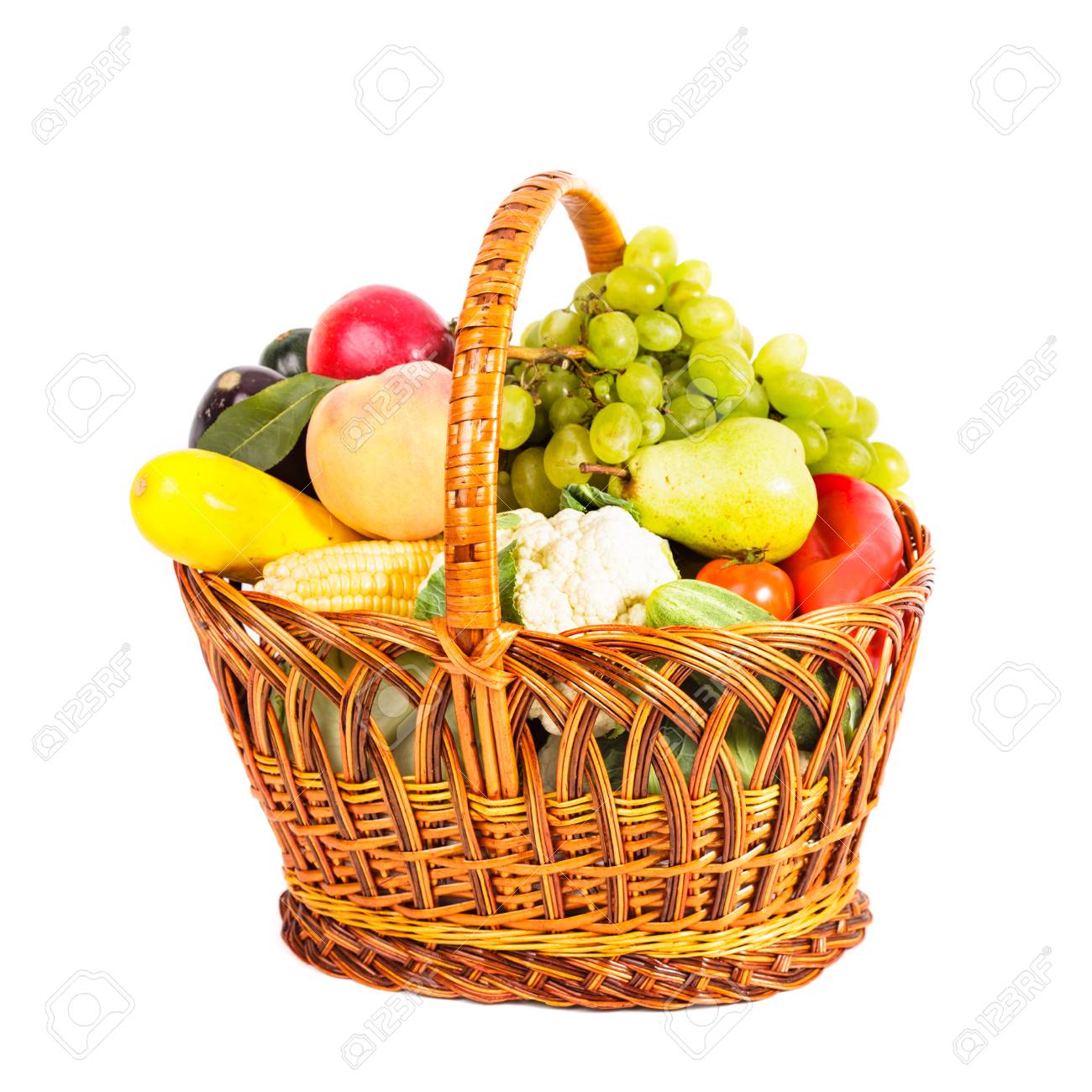 basket of vegetables and