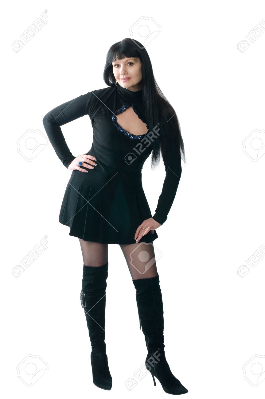 long black dress boots