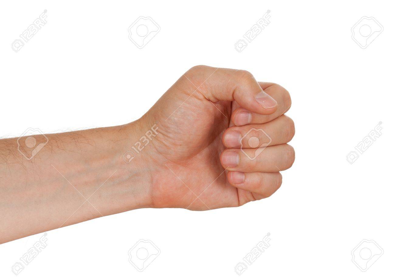 Hand of a caucasian male to hold hammer, bunch of flowers or other tool, isolated on white - 10807116 Hand of a caucasian male to hold hammer, bunch of flowers or other tool, isolated on white - 10807116