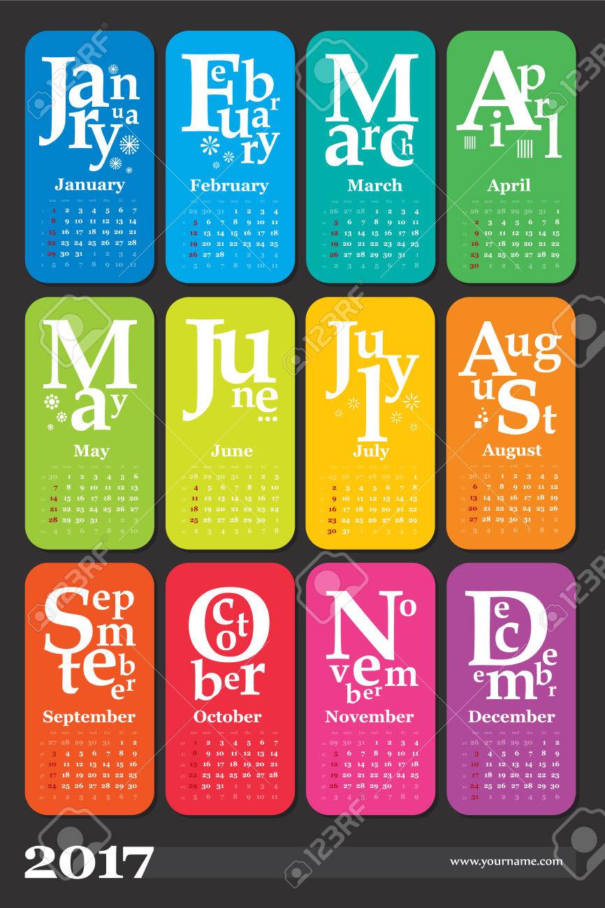 Creative Calendar 2017 Creative Calendar 2017