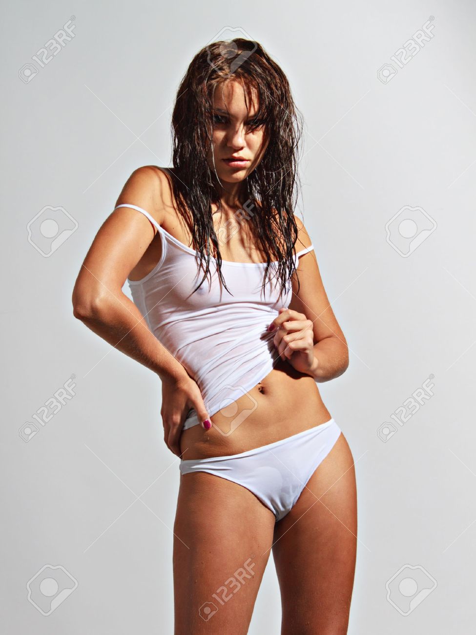 Wet Panties Model