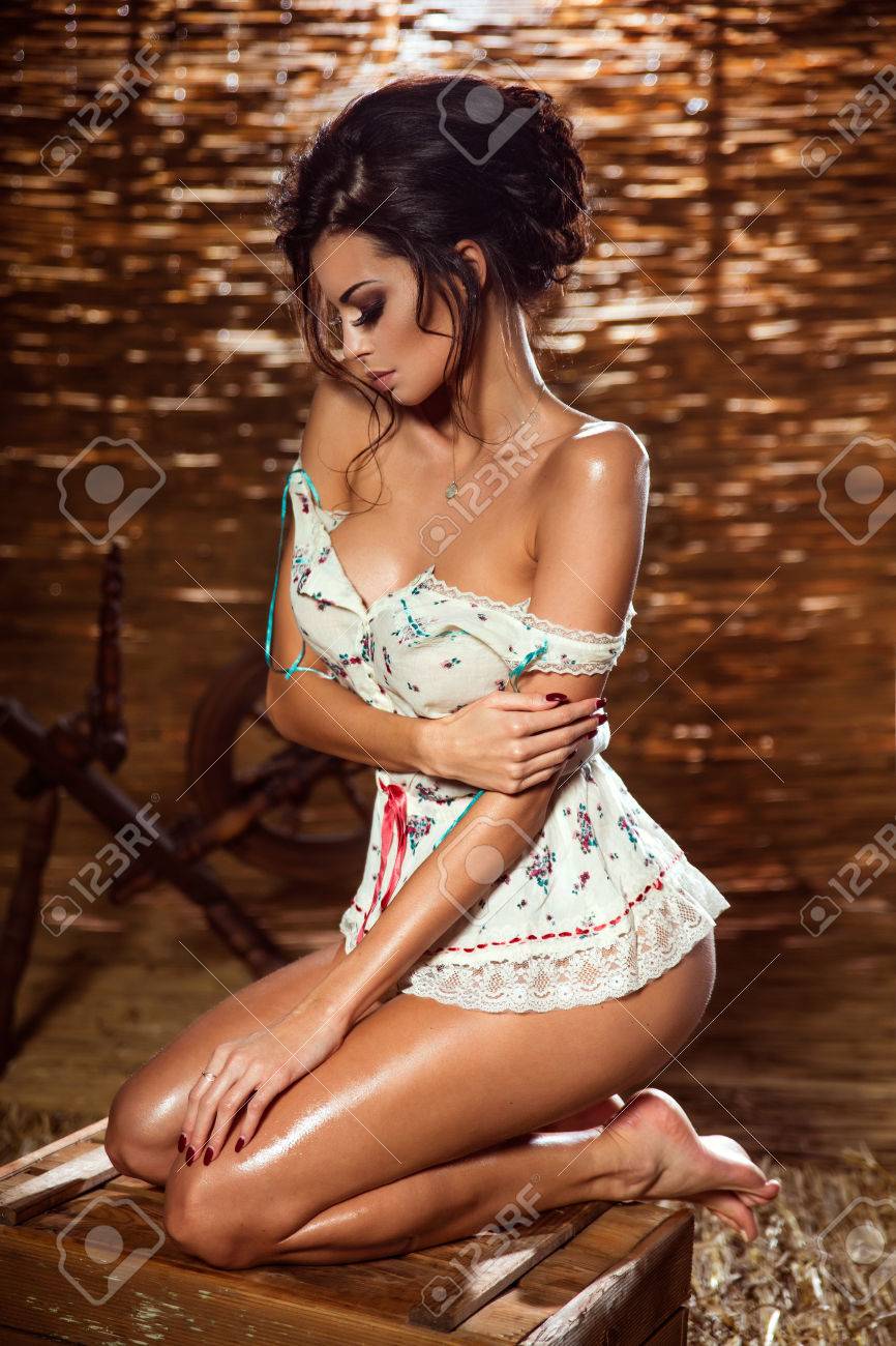 Aleksandra MichalakSexy Brunette Woman Posing