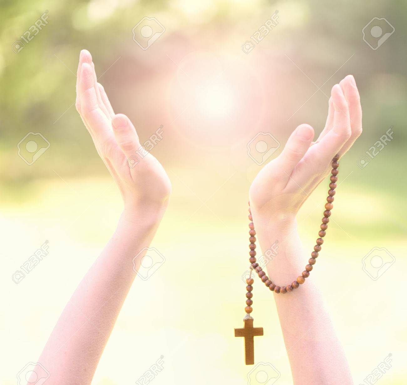 miracle religious background stock