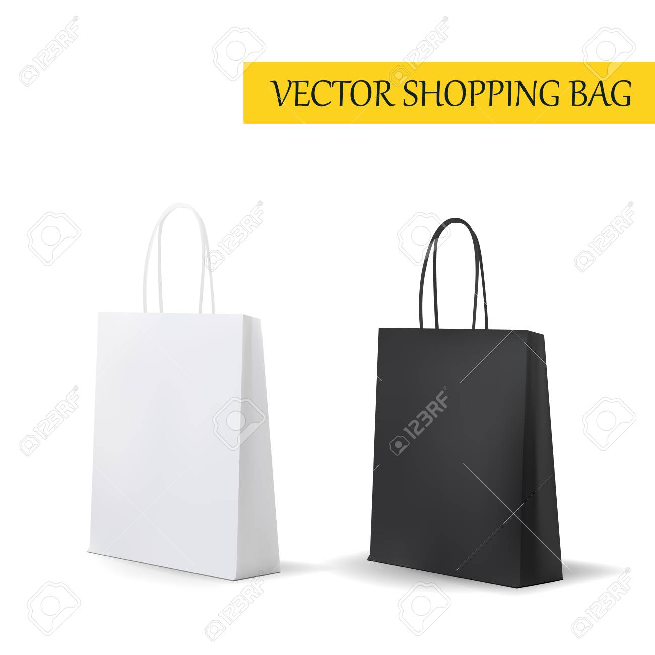 Download Empty Shopping Bag For Advertising And Branding Mockup Package Royalty Free Cliparts Vectors And Stock Illustration Image 56632562 PSD Mockup Templates