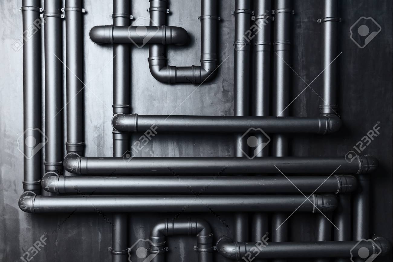 デザインと創造性のためのプラスチックパイプとヴィンテージ壁のテクスチャの背景 テクスチャパターン抽象的な背景は 壁紙スクリーンセーバーパンフレットカバーとpresentatatiとして使用することができます の写真素材 画像素材 Image