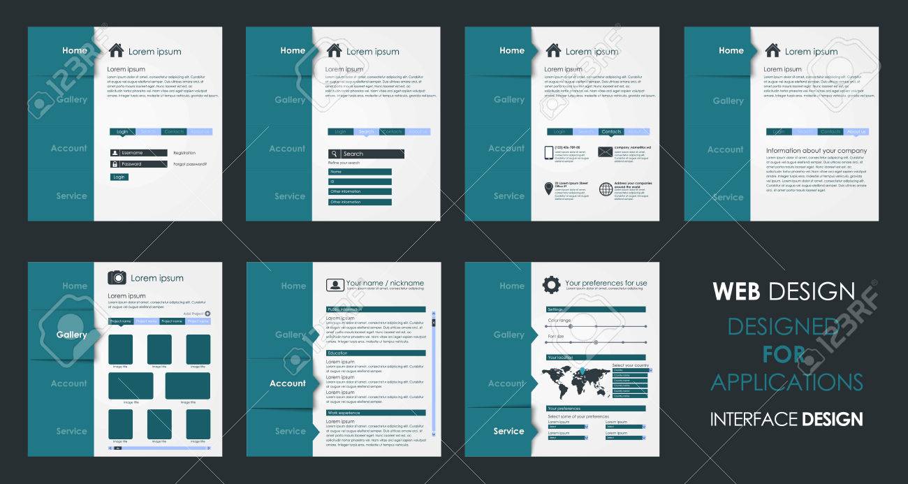 software ui design templates