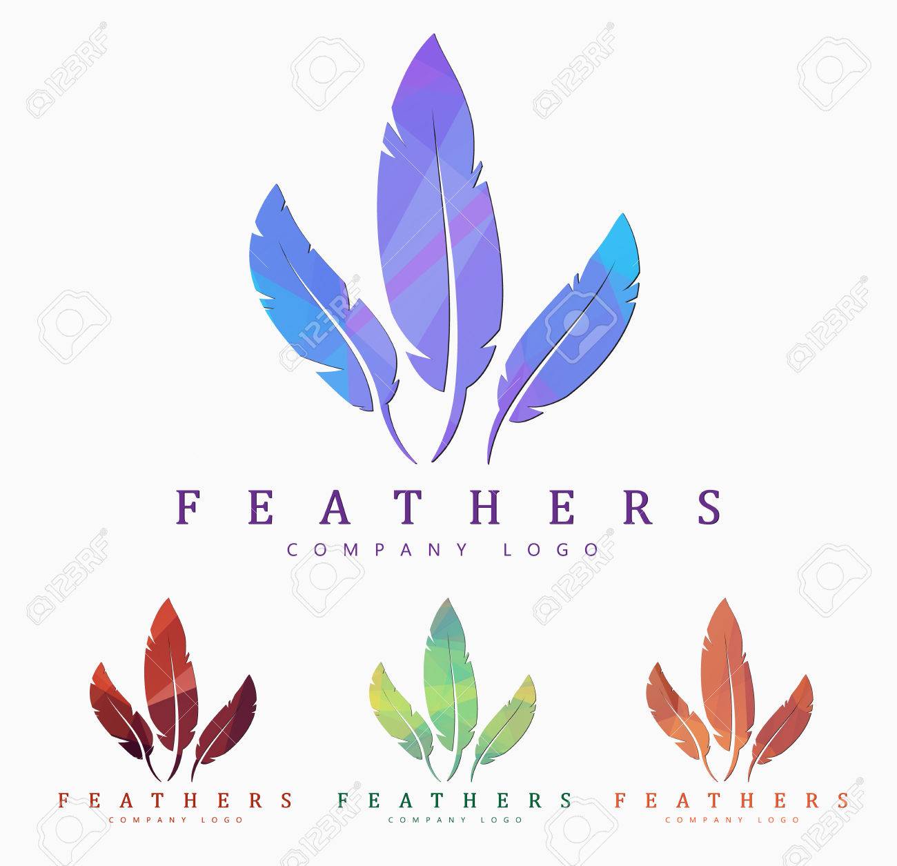 feathers template