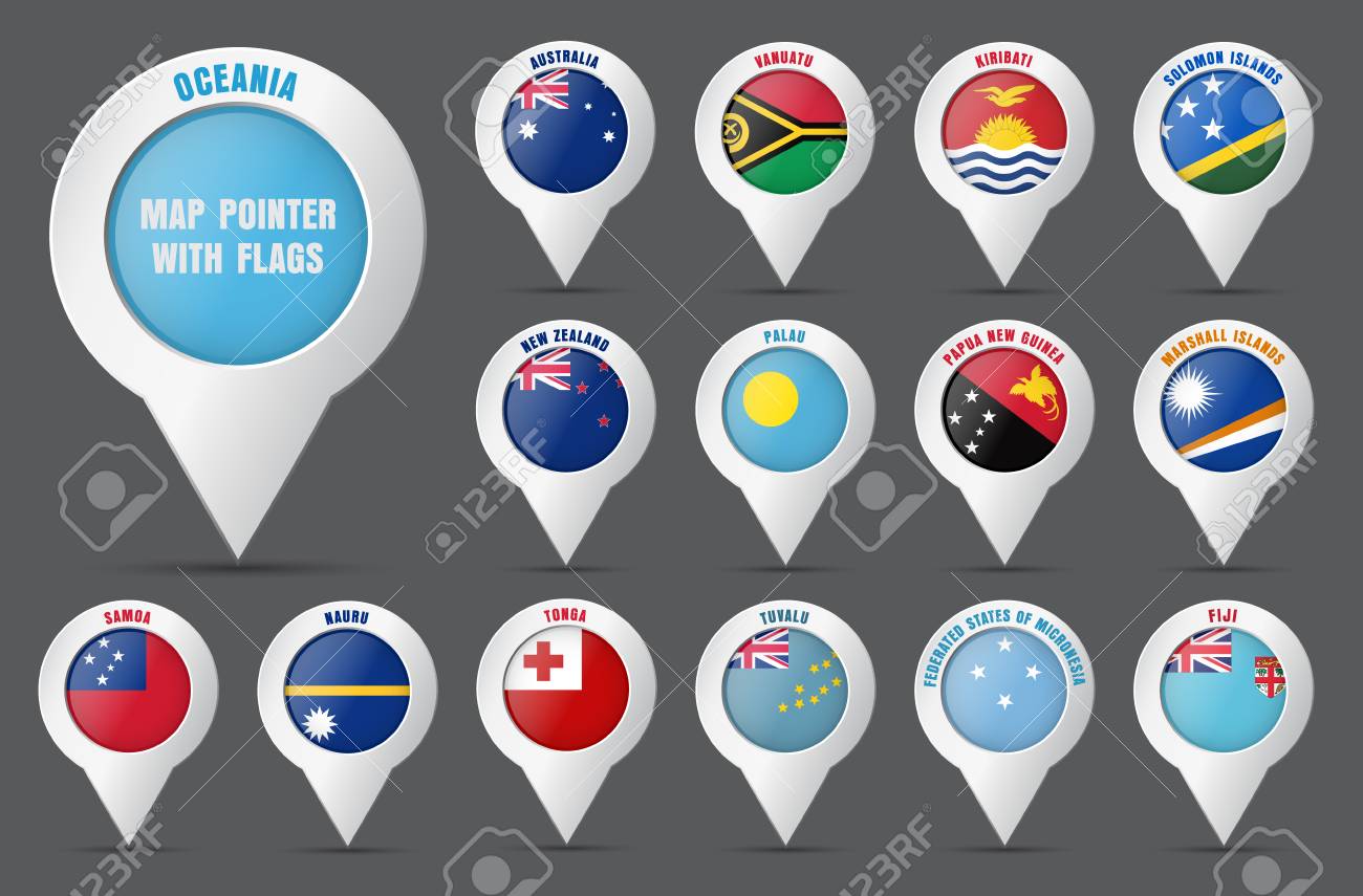 paises de australia y sus banderas paises de australia y sus banderas