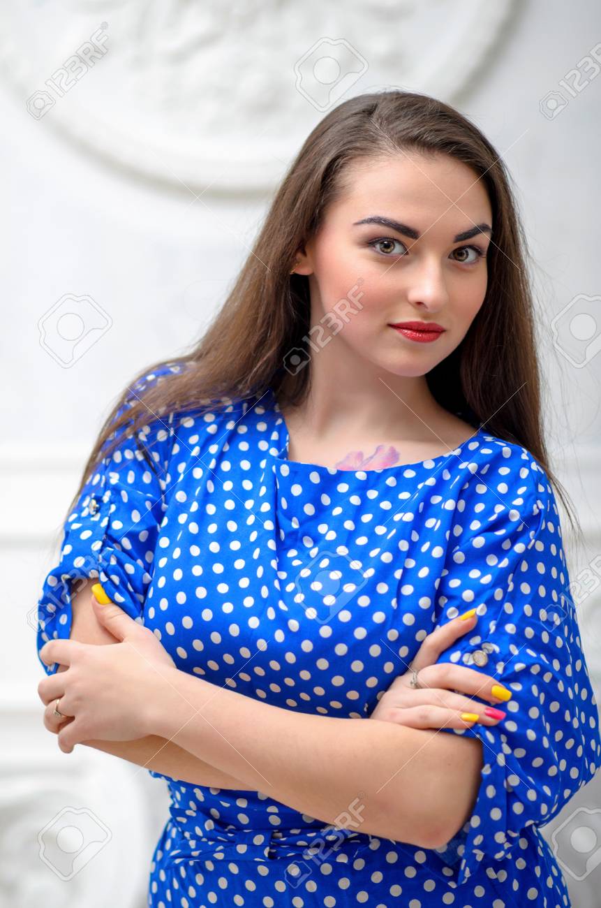 vestido azul vintage