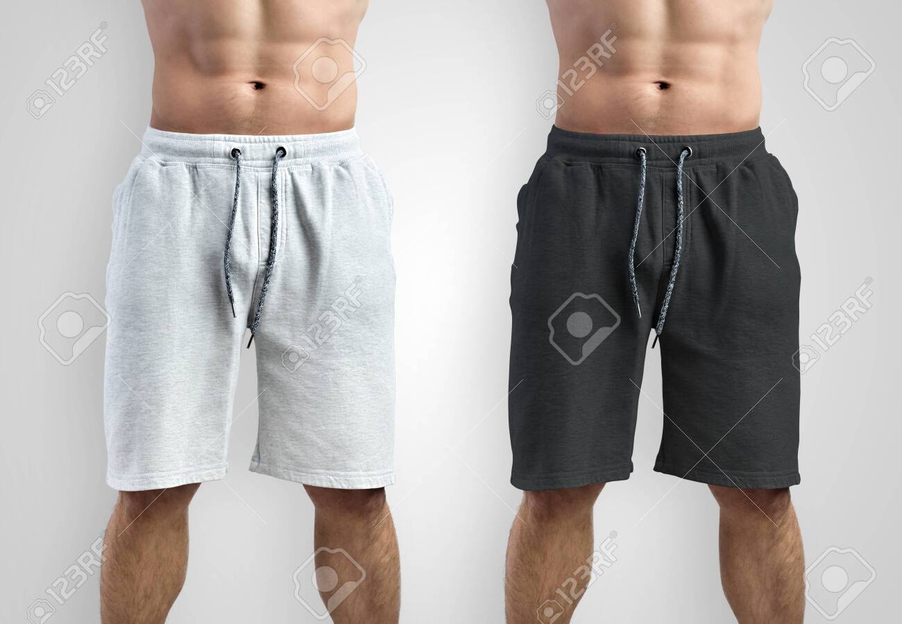 black shorts mockup