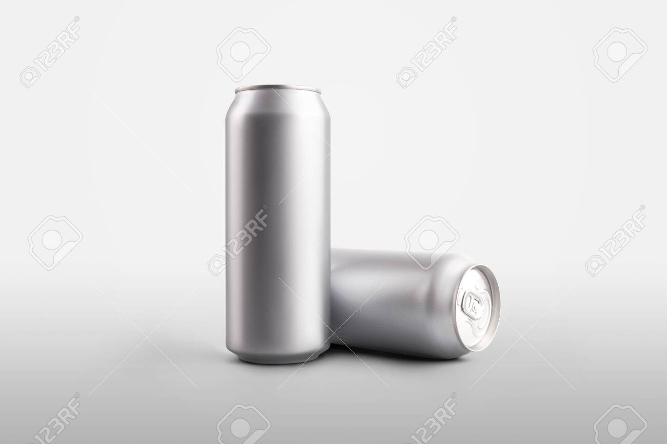 Download Mockup Canned Metal Cans With A Refreshing Drink Or Water A Stock Photo Picture And Royalty Free Image Image 152863082