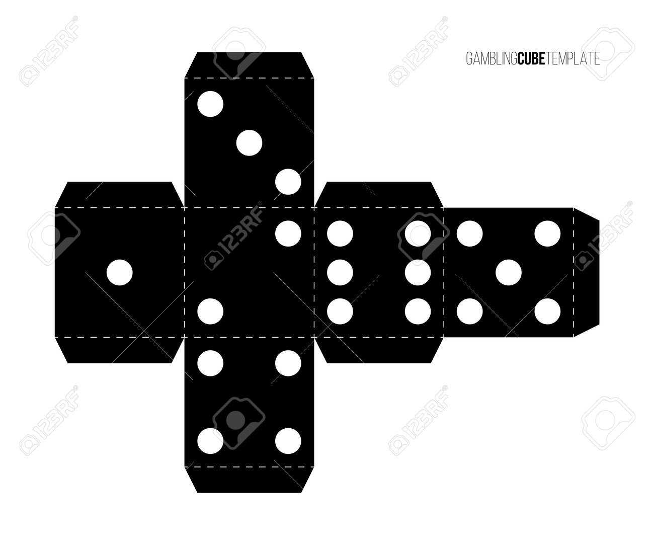 cube-for-gambling-paper-template-casino-craps-and-playing-games-vector-illustration-poker-cube-cutout-black-and-white-blueprint-numbers-with-dots-isolated-on-white-background-royalty-free-svg-cliparts-vectors-and for Free Printable Dice Template With Dots Cube For Gambling Paper Template. Casino Craps And Playing Games Vector Illustration. Poker Cube Cutout Black And White Blueprint, Numbers With Dots Isolated On White Background Royalty Free SVG, Cliparts, Vectors, and for Free Printable Dice Template With Dots