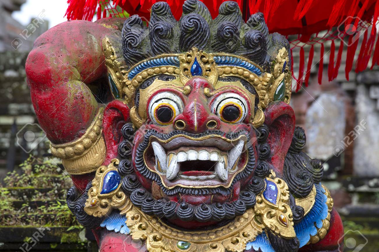 バリ島 バロンの神 黒檀