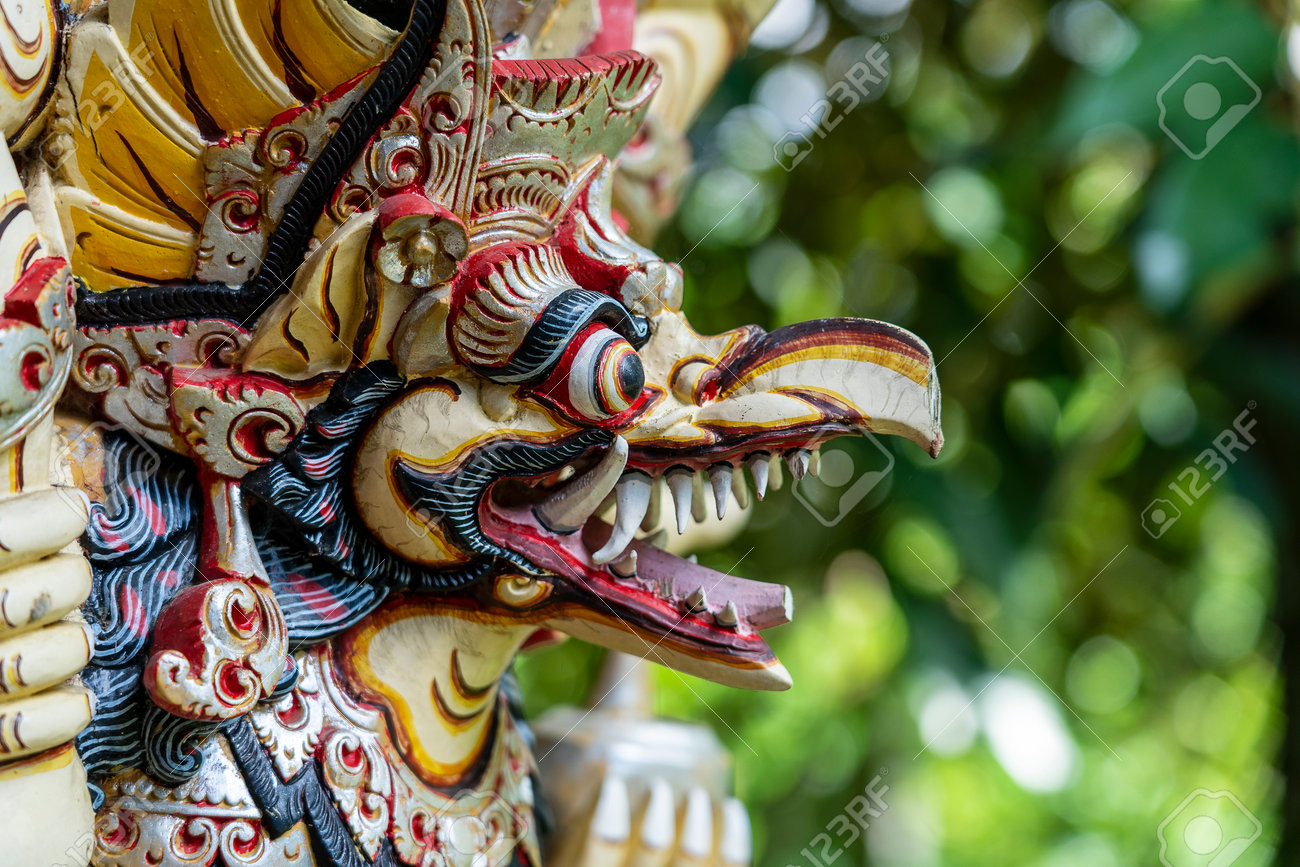 インドネシアバリ島 ガルーダ絵