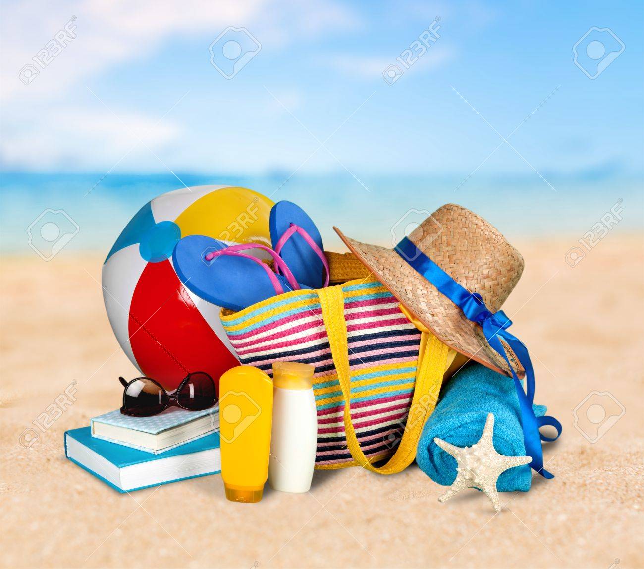 Vacances Ete Plage Banque D Images Et Photos Libres De Droits Image