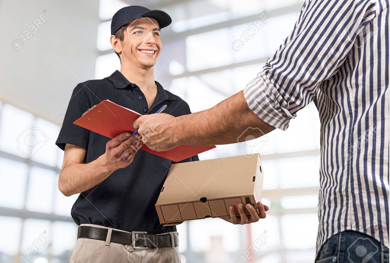 delivering messenger delivery person stock photo picture and delivery person