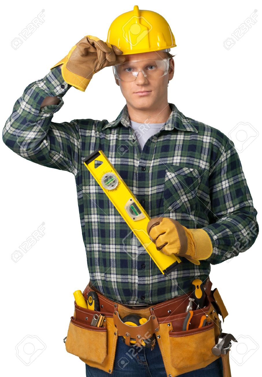 construction worker stock photo