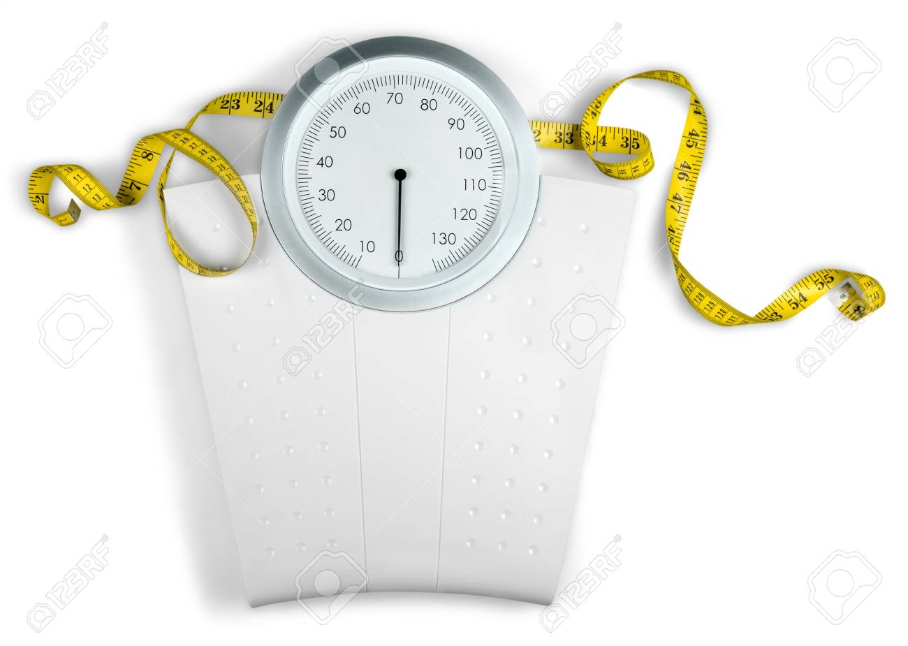 a measuring tape on