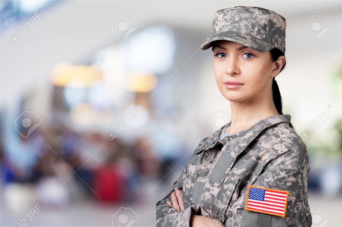 Portrait of Female US Army Soldier - 109685122 Portrait of Female US Army Soldier - 109685122