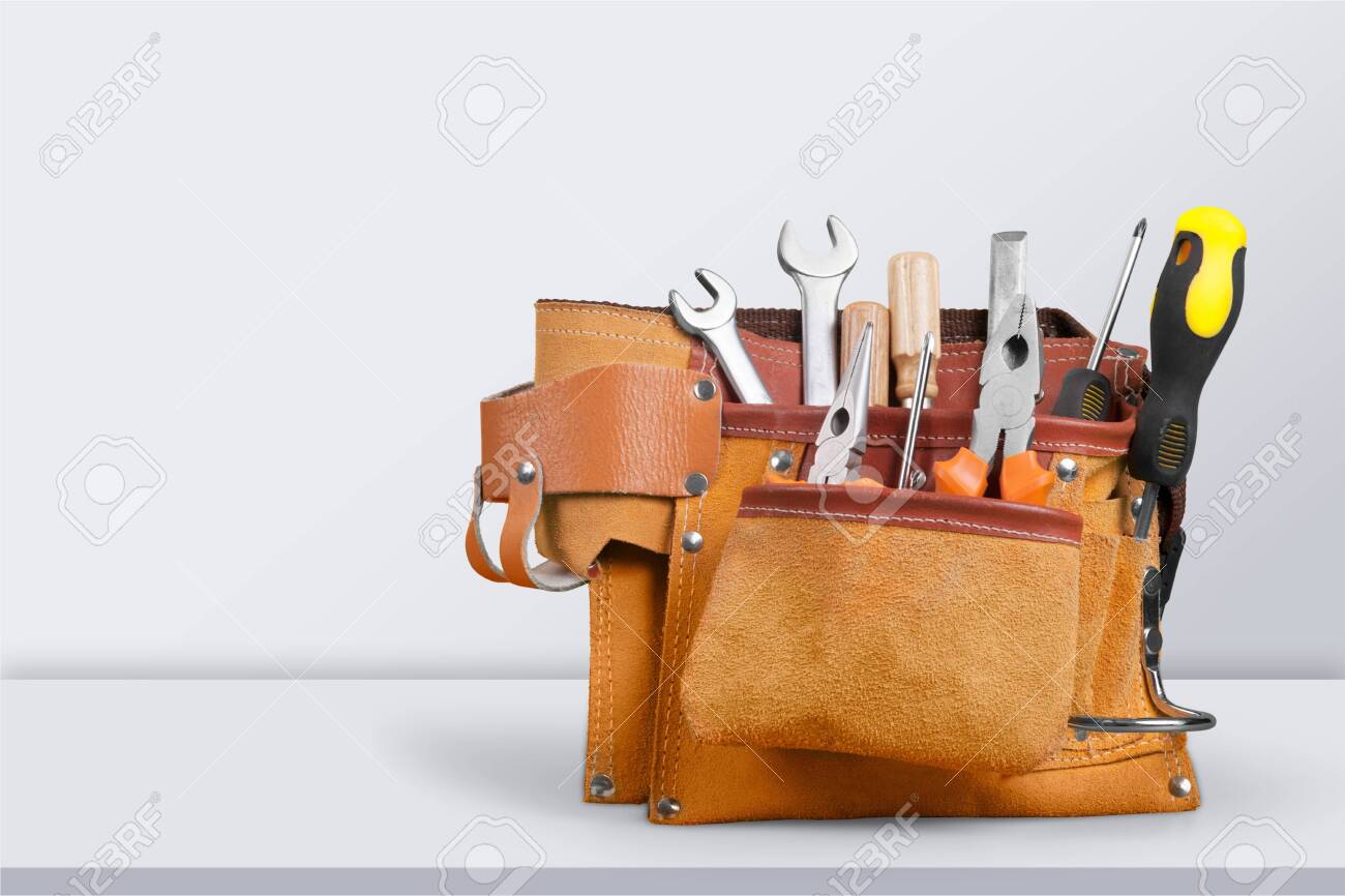 tool belt with tools