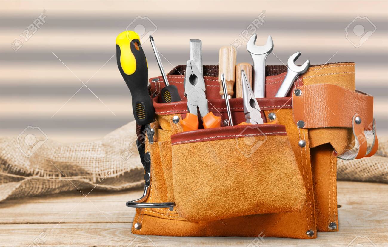 tool belt with tools