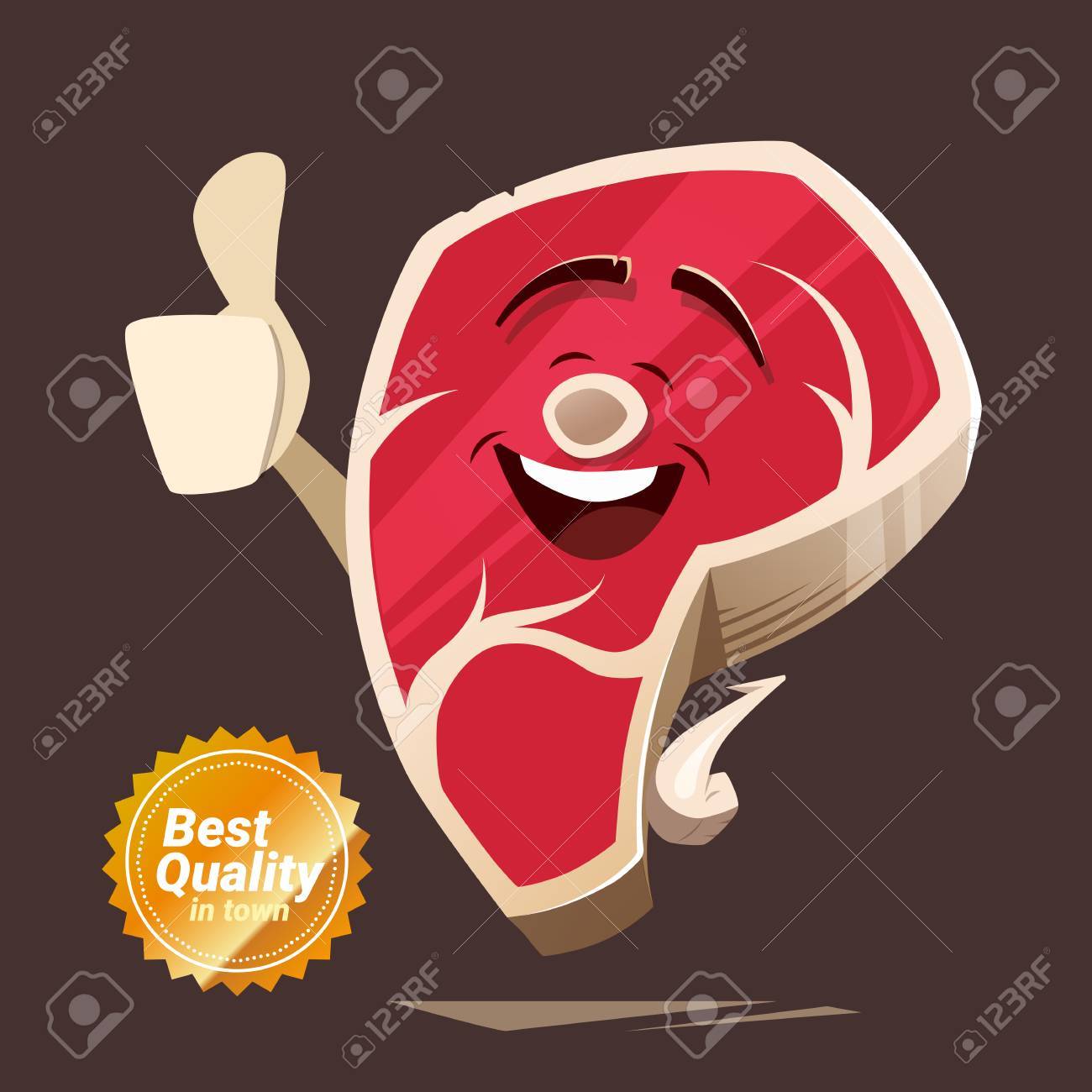 赤新鮮な生肉の部分の色ベクトル イラストのイラスト素材 ベクタ Image