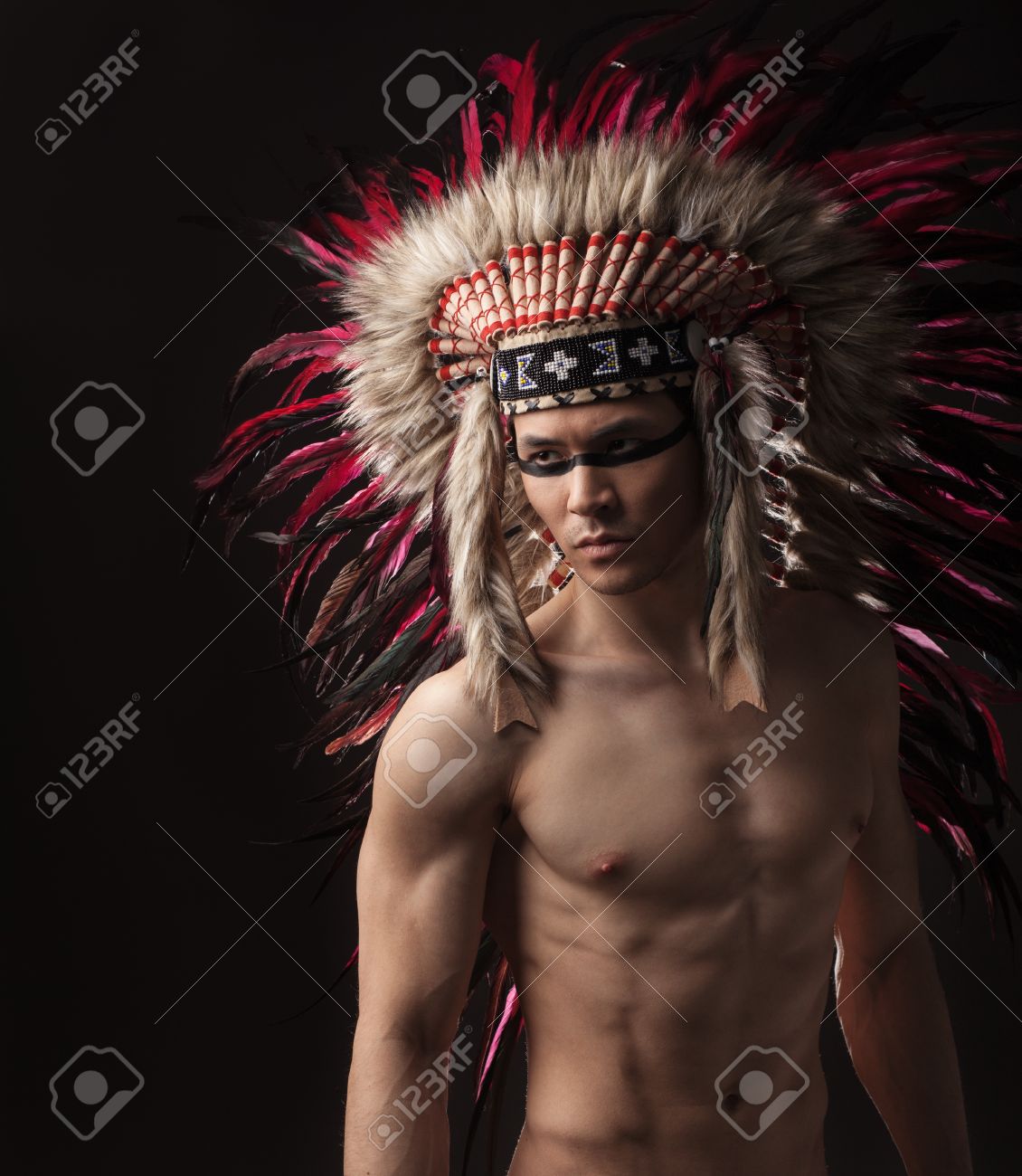 Nude native american males
