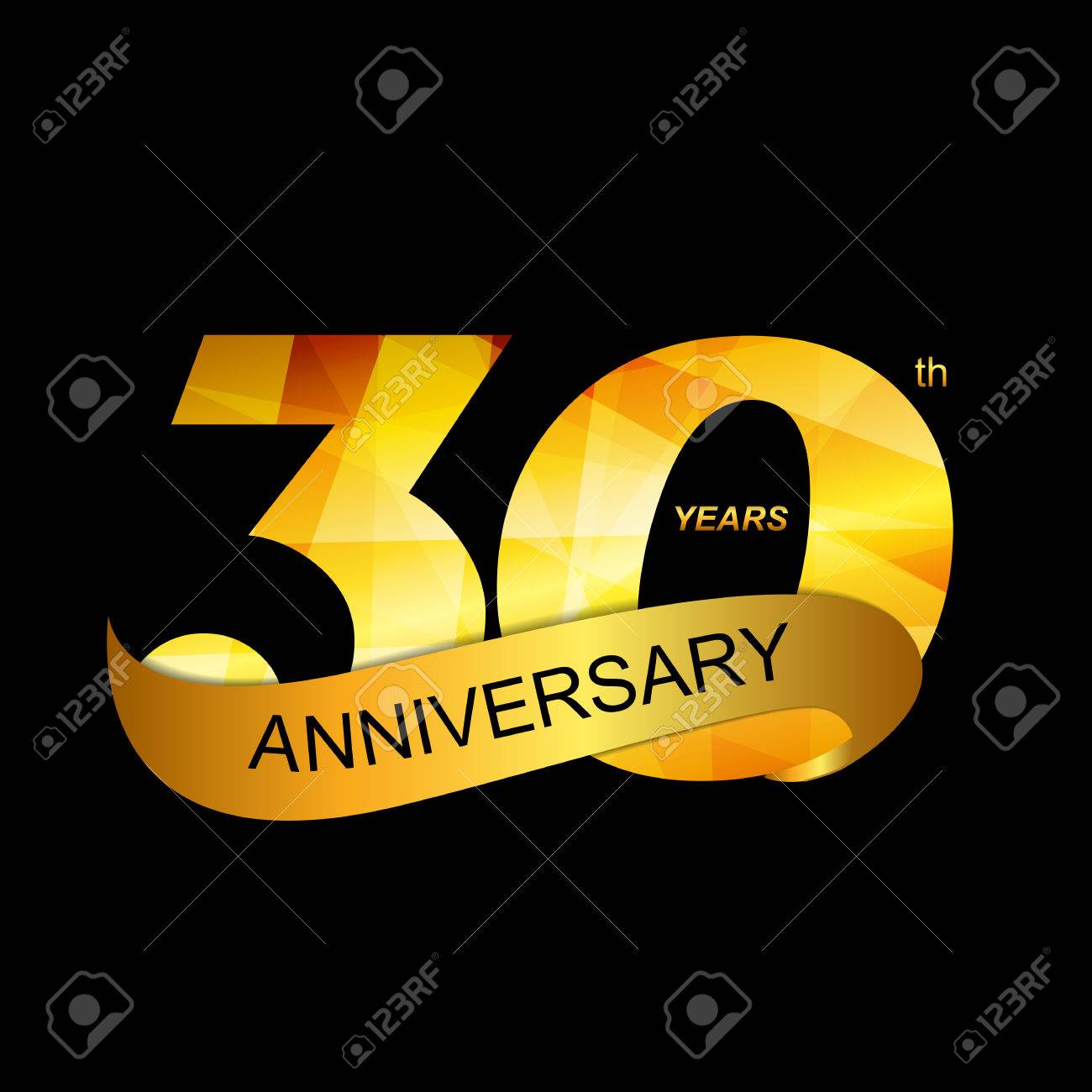 テンプレート ロゴ 30 周年記念のイラスト素材 ベクタ Image テンプレート ロゴ 30 周年記念のイラスト素材 ベクタ Image