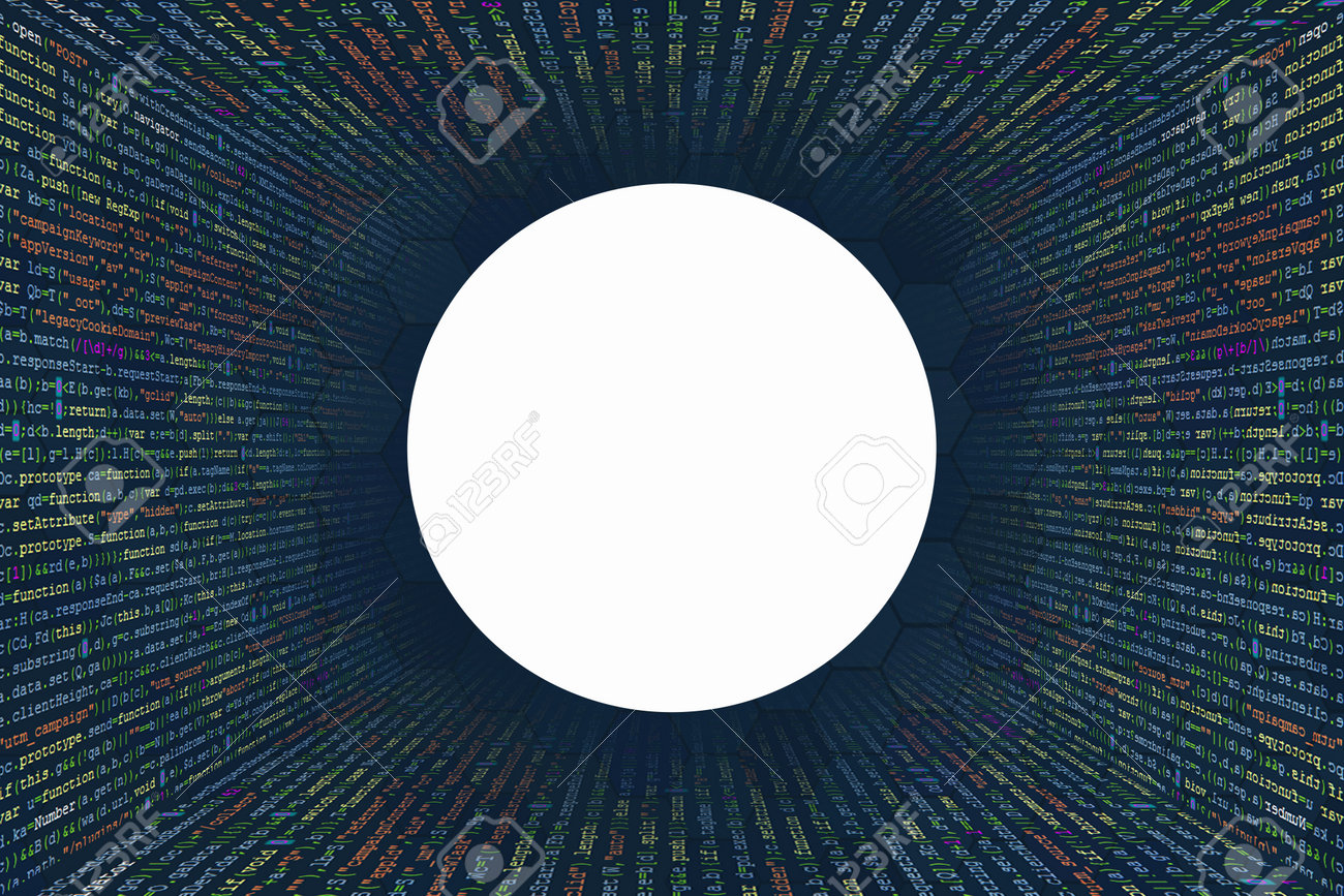 Byteball Bytes, Símbolo De Criptomoneda GBYTE. Un Túnel De Un Código De  Programa De Computadora. Programador De Cadenas De Código, Javascript, CSS  Y PHP. Concepto De Codificación De Piratería. Código Fuente Para