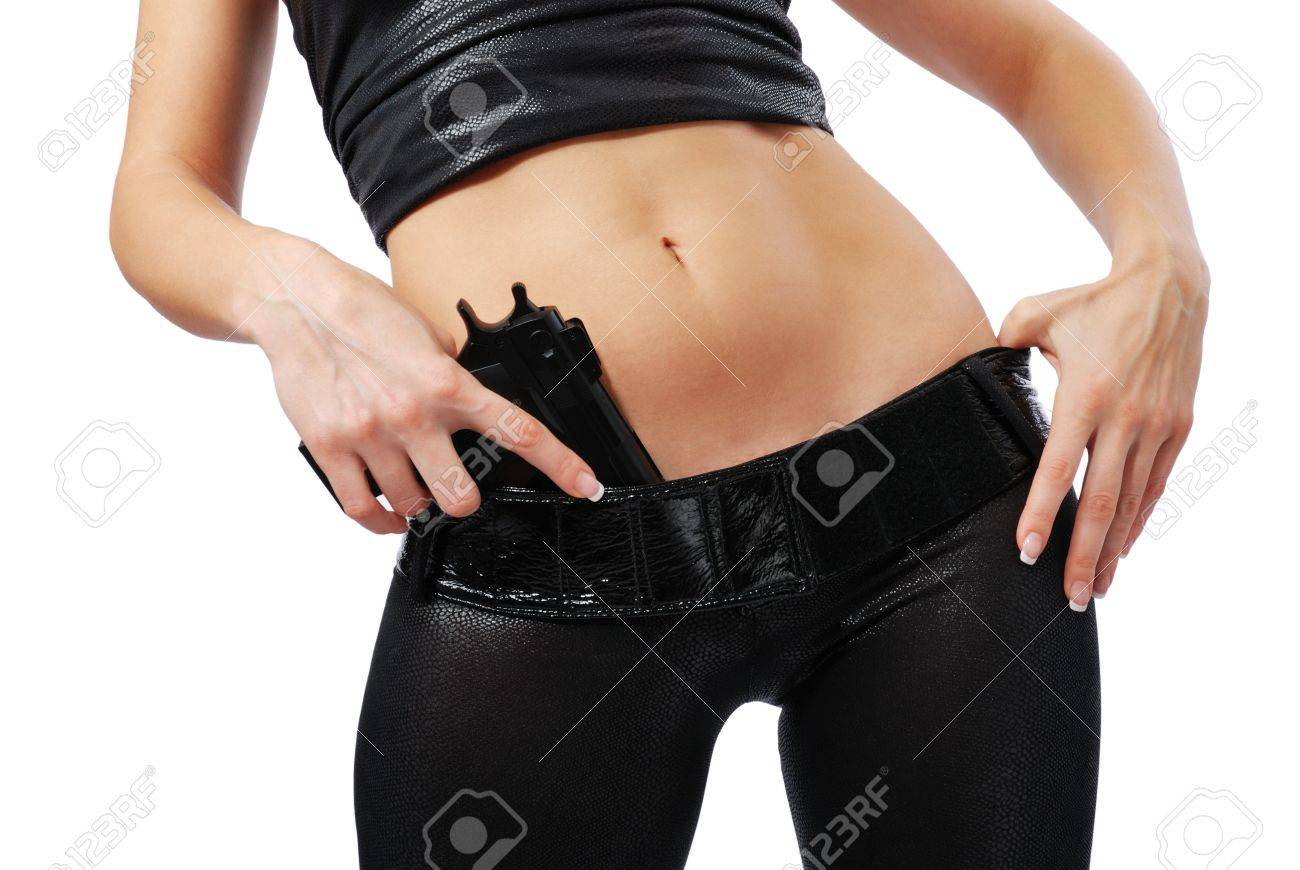 skin tight black trousers
