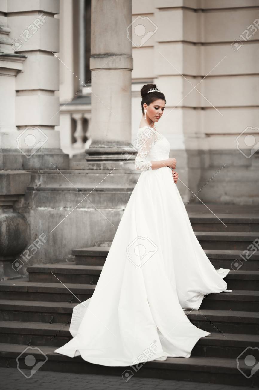 robe blanche de luxe