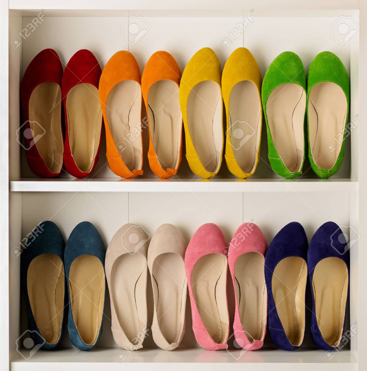 colorful womens shoes