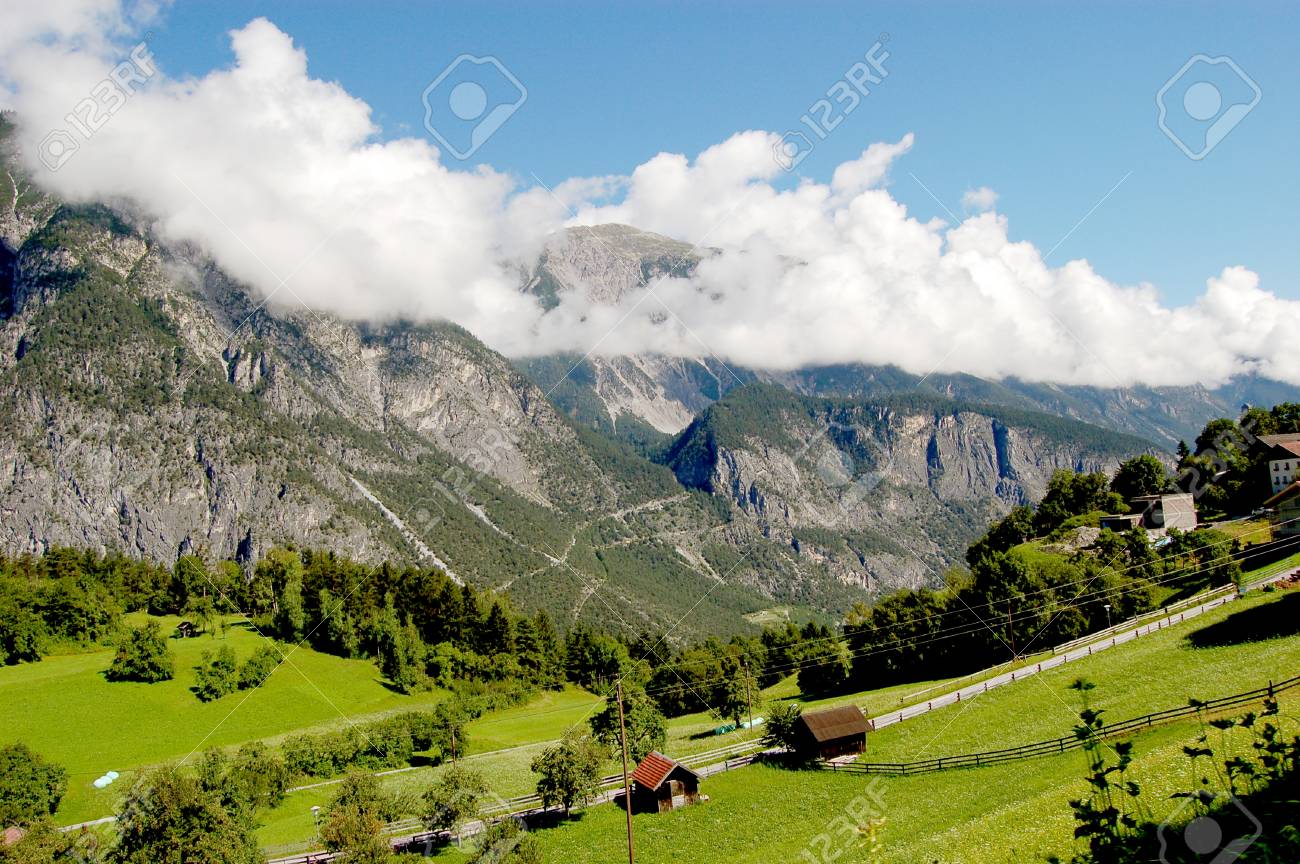 Beautiful Alpine Mountain Ranges, Central Europe Stock Photo, Picture and  Royalty Free Image. Image 26936610., image size:1300x864