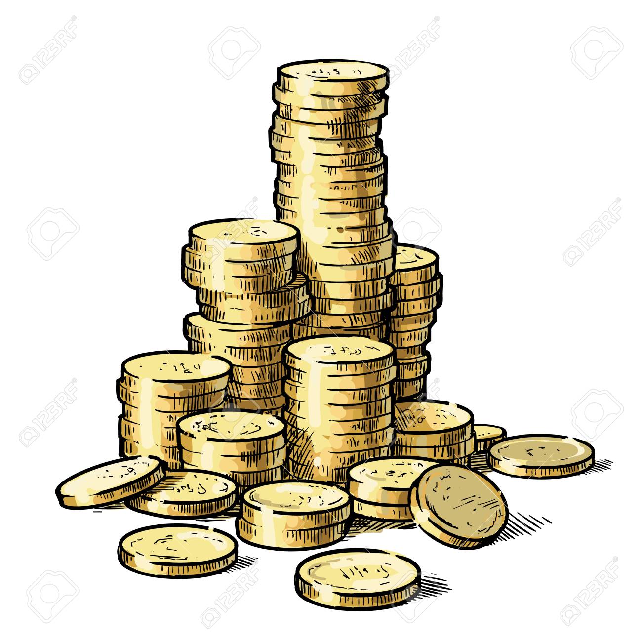 stack of coins