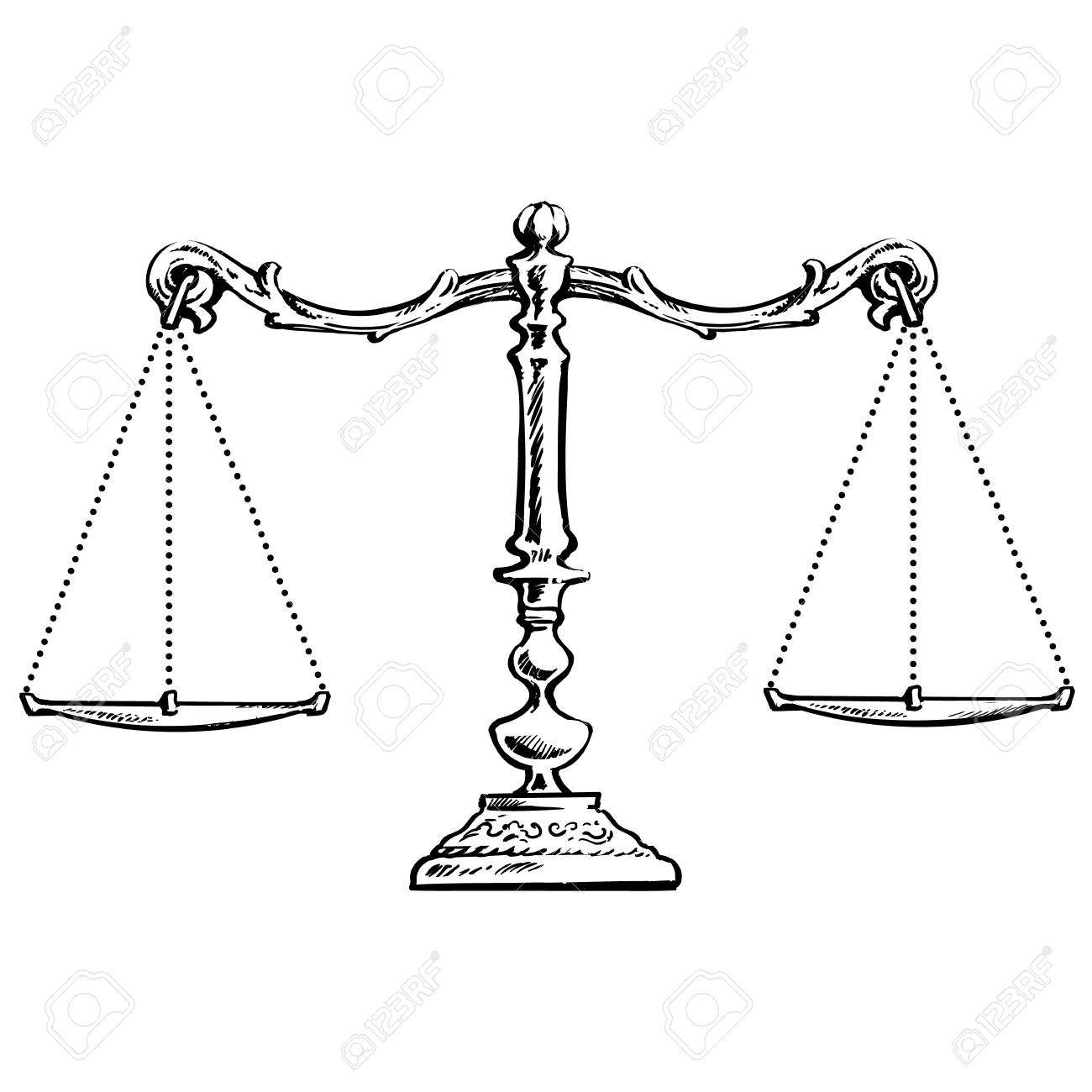 balanced scales of justice