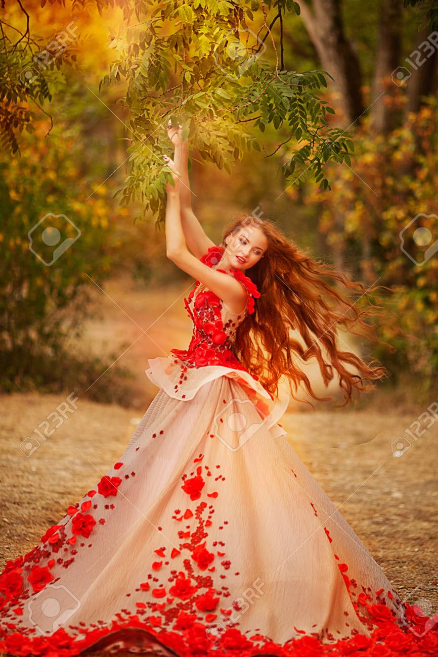an elegant dress