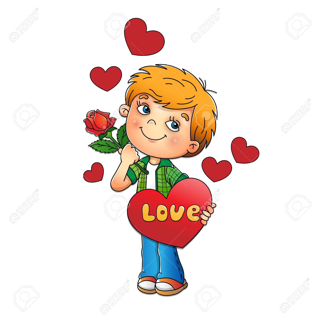 kids valentines day background
