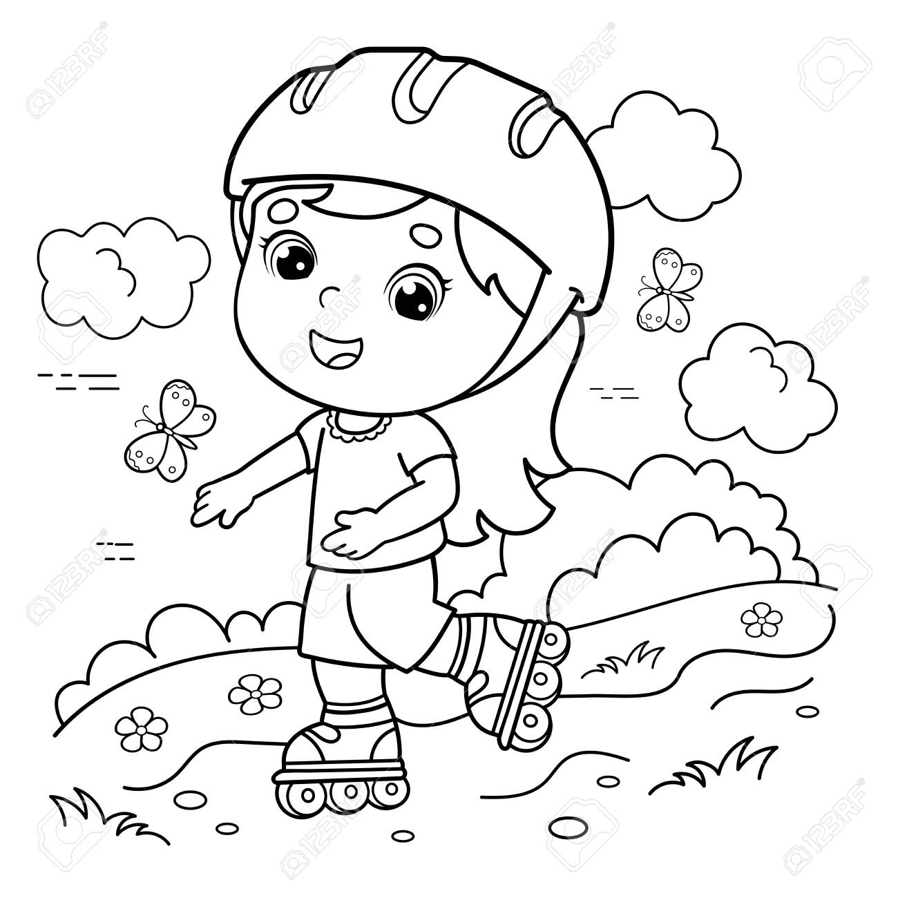 450  Coloring Pages Roller Skates  Latest HD