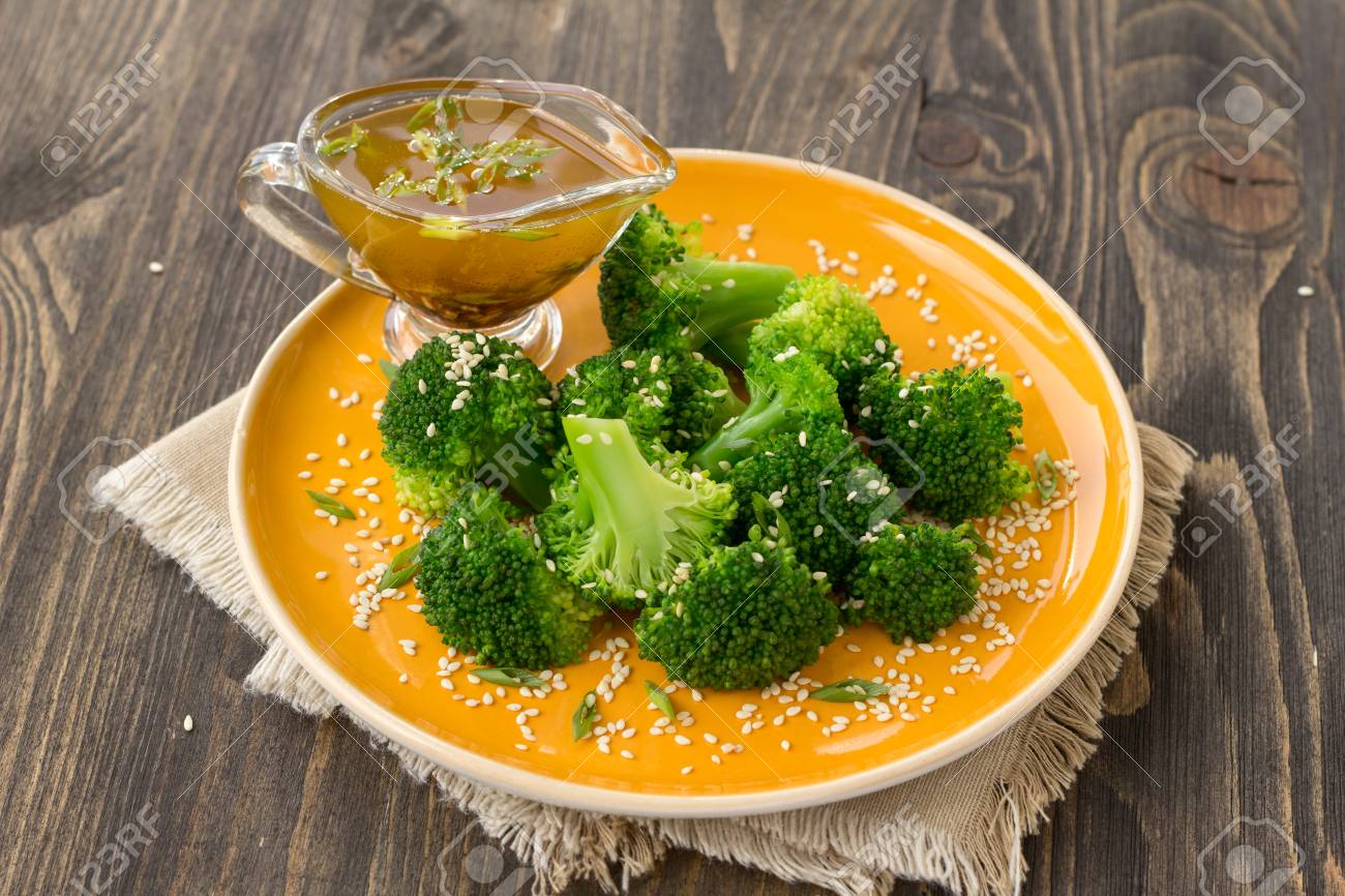 Brocoli con salsa de soya