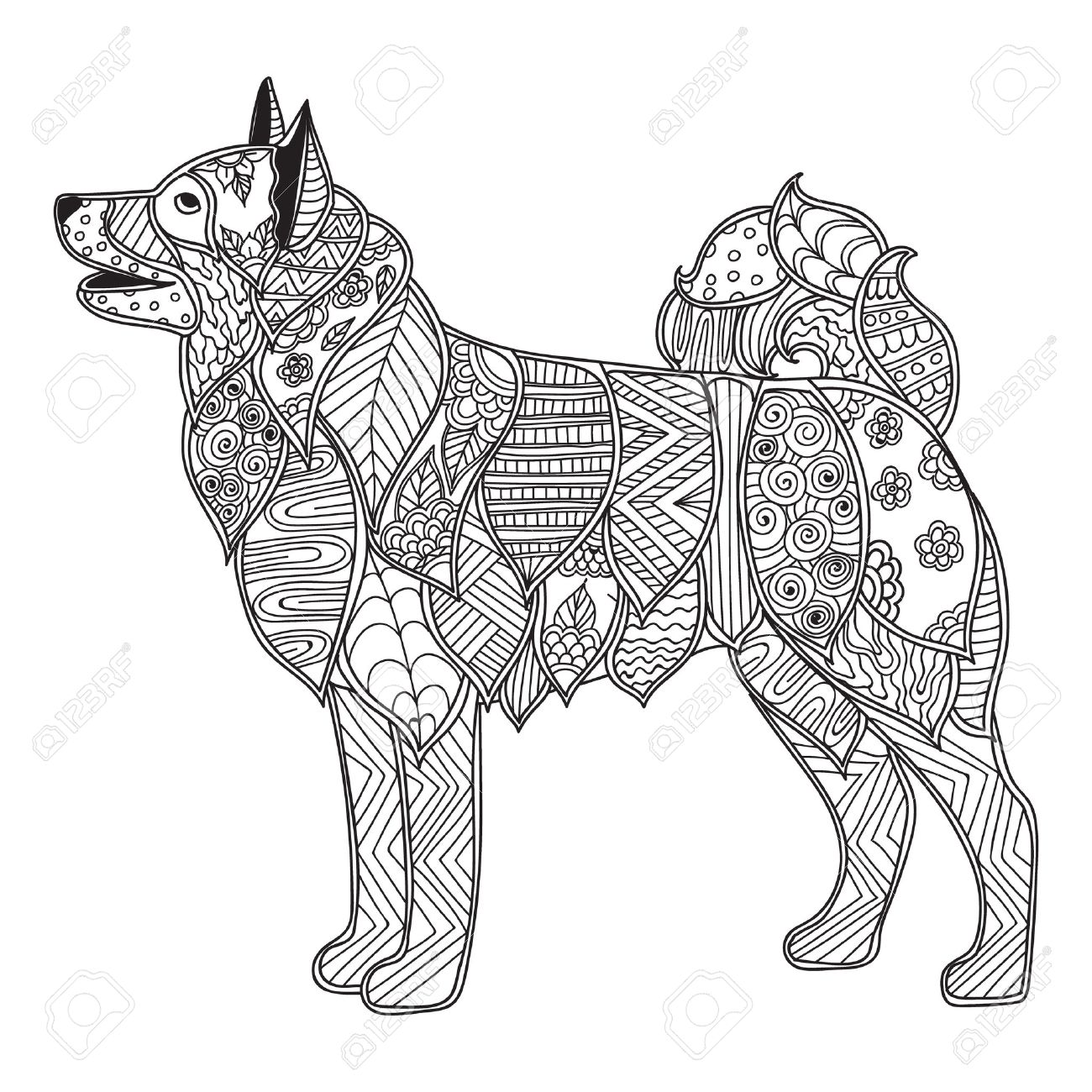 Dog Adult Antistress Or Children Coloring Page Hand Drawn Animal Doodle Sketch For Tattoo Poster Print T Shirt Vector Illustration Royalty Free Cliparts Vectors And Stock Illustration Image 56483246 Dog Adult Antistress Or Children Coloring Page Hand Drawn Animal Doodle Sketch For Tattoo Poster Print T Shirt Vector Illustration Royalty Free Cliparts Vectors And Stock Illustration Image 56483246